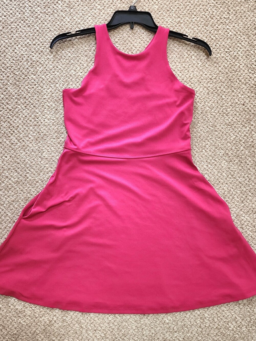 Athleta Conscious Dress Pink Racerback Athletic Tennis Golf Mini Dress Medium